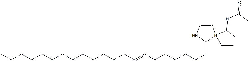 1-[1-(Acetylamino)ethyl]-1-ethyl-2-(7-henicosenyl)-4-imidazoline-1-ium Struktur