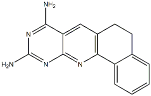 5,6-Dihydrobenzo[h]pyrimido[4,5-b]quinoline-8,10-diamine Struktur