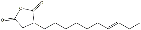 3,4-Dihydro-3-(7-decenyl)-2,5-furandione Struktur