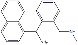 2-[(Amino)(1-naphthalenyl)methyl]-N-methylbenzenemethanamine Struktur