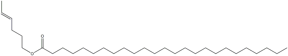 Pentacosanoic acid 4-hexenyl ester Struktur