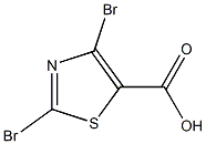 2,4-Dibromothiazole-5-carboxylic acid Struktur