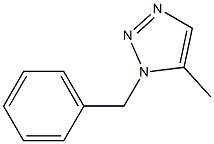 5-Methyl-1-(benzyl)-1H-1,2,3-triazole Struktur