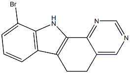 10-Bromo-6,11-dihydro-5H-pyrimido[4,5-a]carbazole Struktur