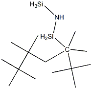 1,3-Di-tert-butyl-1,1,3,3-tetramethylpropanedisilazane Struktur