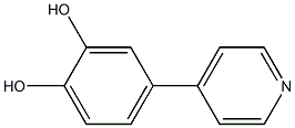 4-(4-Pyridyl)pyrocatechol Struktur