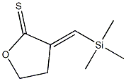 4,5-Dihydro-3-trimethylsilylmethylene-2(3H)-furanthione Struktur