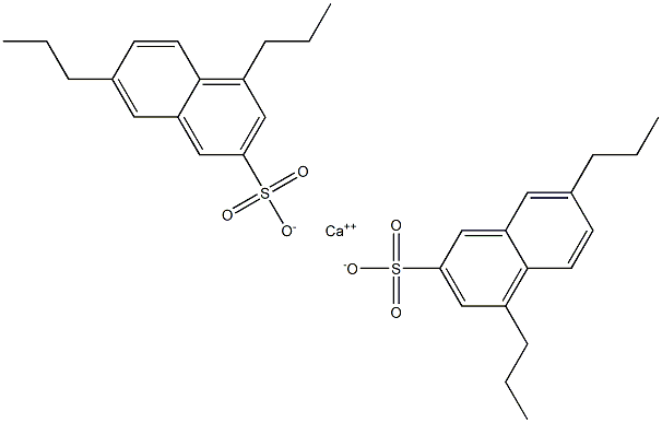 Bis(4,7-dipropyl-2-naphthalenesulfonic acid)calcium salt Struktur