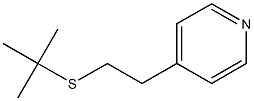 4-(2-tert-Butylthioethyl)pyridine Struktur