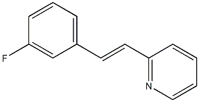 2-(3-Fluorostyryl)pyridine Struktur