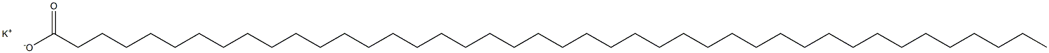 Dotetracontanoic acid potassium salt Struktur