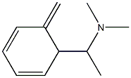 1-(6-Methylene-2,4-cyclohexadienyl)-N,N-dimethyl-ethanamine Struktur