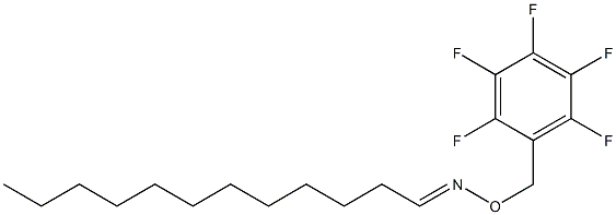 Dodecanal O-[(pentafluorophenyl)methyl]oxime Struktur