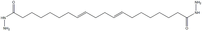 7,11-Octadecadiene-1,18-dicarbohydrazide Struktur