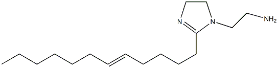 1-(2-Aminoethyl)-2-(5-dodecenyl)-2-imidazoline Struktur