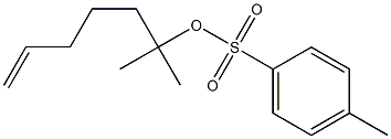 2-Methyl-6-hepten-2-ol tosylate Struktur