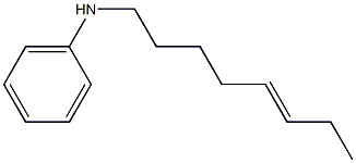 N-(5-Octenyl)aniline Struktur