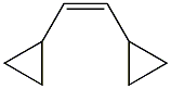 (Z)-1,1'-Vinylenebiscyclopropane Struktur