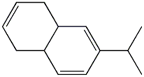 1,4,4a,8a-Tetrahydro-6-isopropylnaphthalene Struktur