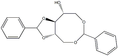 1-O,5-O:2-O,3-O-Dibenzylidene-D-xylitol Struktur