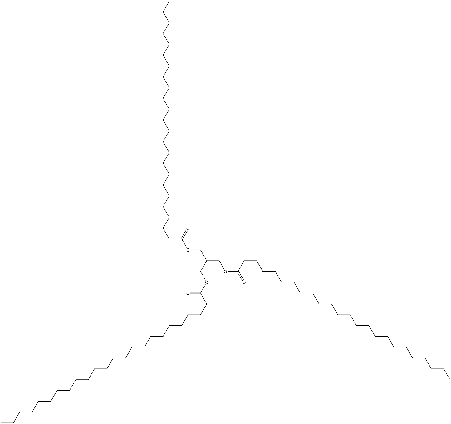 2-[(1-Oxotetracosyloxy)methyl]-1,3-propanediol ditetracosanoate Struktur