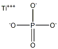 Phosphoric acid titanium(III) salt Struktur