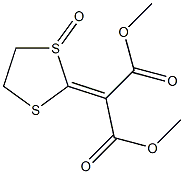 2-(1,3-Dioxo-1,3-dimethoxypropan-2-ylidene)-1,3-dithiolane 1-oxide Struktur