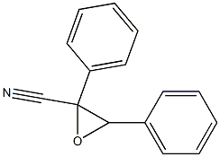 2,3-Diphenyloxirane-2-carbonitrile Struktur