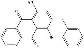 1-Amino-4-(o-toluidino)anthraquinone Struktur