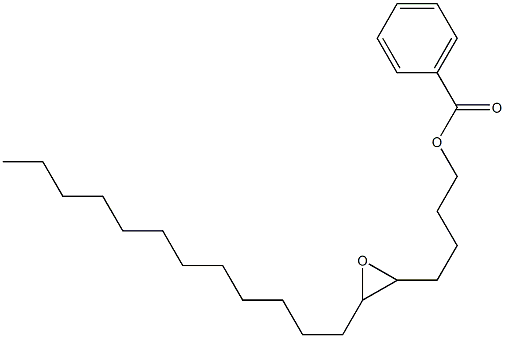 Benzoic acid 5,6-epoxyoctadecan-1-yl ester Struktur