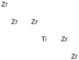 Titanium pentazirconium Struktur