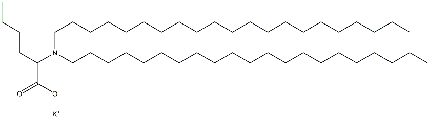 2-(Dihenicosylamino)hexanoic acid potassium salt Struktur