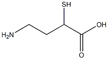 4-Amino-2-mercaptobutyric acid Struktur