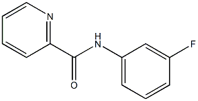 N-(3-Fluorophenyl)pyridine-2-carboxamide Struktur