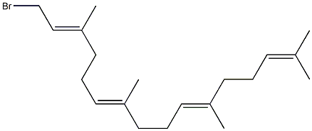 1-Bromo-3,7,11,15-tetramethyl-2,6,10,14-hexadecatetrene Struktur