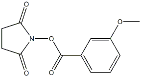 3-Methoxybenzoic acid succinimidyl ester Struktur