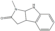 3,3a,8,8a-Tetrahydro-1-methylpyrrolo[2,3-b]indol-2(1H)-one Struktur