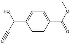 4-(Hydroxycyanomethyl)benzoic acid methyl ester Struktur