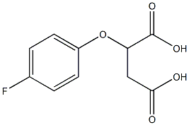 2-(4-Fluorophenoxy)butanedioic acid Struktur