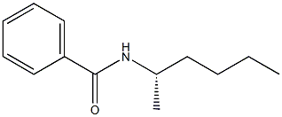 (+)-N-[(S)-1-Methylpentyl]benzamide Struktur