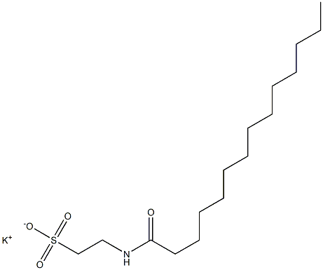 N-Tetradecanoyltaurine potassium salt Struktur