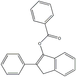 2-Phenyl-1H-indene-3-ol benzoate Struktur