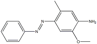 4-(Phenylazo)-2-methoxy-5-methylaniline Struktur