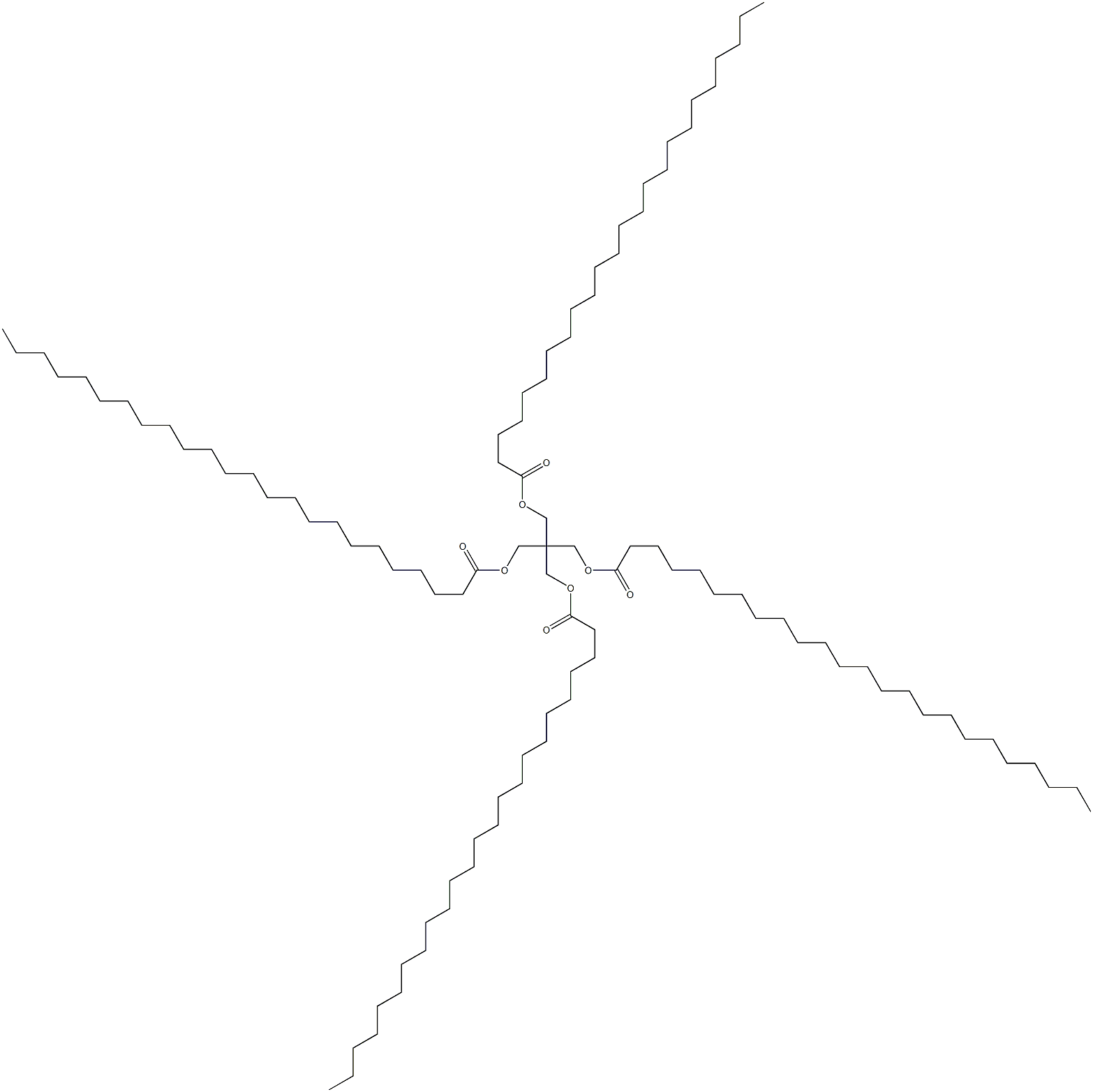 2,2-Bis[(1-oxotetracosyloxy)methyl]-1,3-propanediol ditetracosanoate Struktur