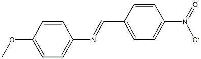 4-(4-Nitrobenzylideneamino)anisole Struktur