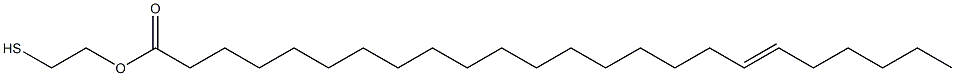 18-Tetracosenoic acid 2-mercaptoethyl ester Struktur