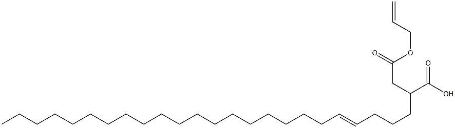 2-(4-Tetracosenyl)succinic acid 1-hydrogen 4-allyl ester Struktur