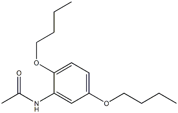 2',5'-Dibutoxyacetanilide Struktur