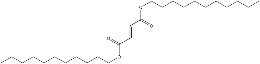 Fumaric acid diundecyl ester Struktur