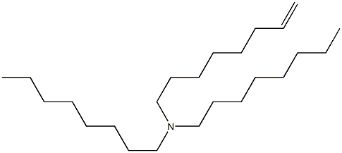 N,N-Dioctyl-7-octenylamine Struktur